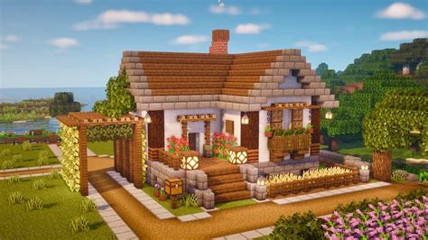 small minecraft farmhouse